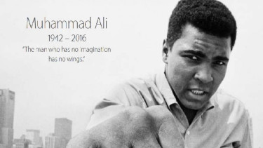 Tampilan duka situs Apple atas meninggalnya Muhammad Ali