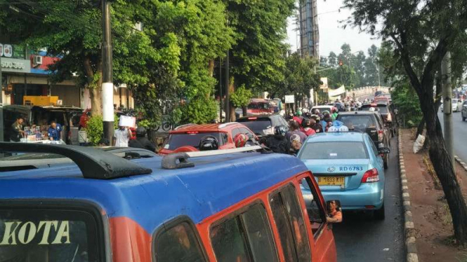 Kemacetan di hari pertama buka puasa