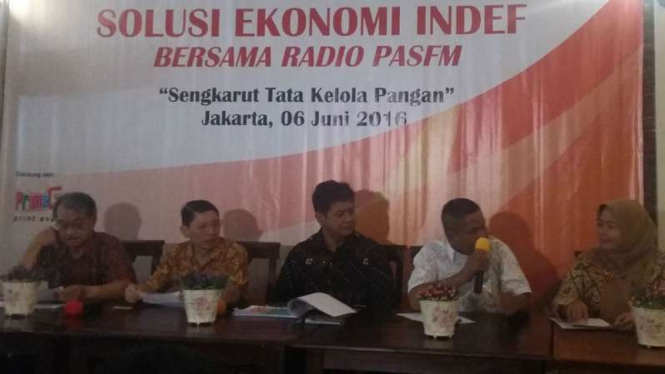 Diksusi sengkarut tata kelola pangan di Jakarta