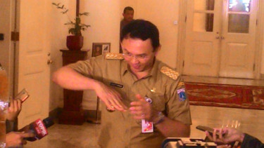 Gubernur DKI Jakarta, Basuki Tjahaja Purnama alias Ahok.