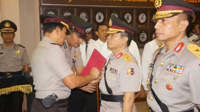 Pelantikan pejabat Bareskrim Polri