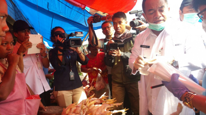 Sidak di Pasar Kramat Jati