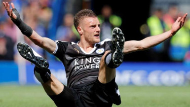 Penyerang Leicester City, Jamie Vardy