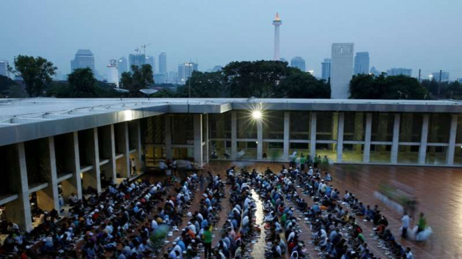 Buka puasa bersama di Masjid Istiqlal