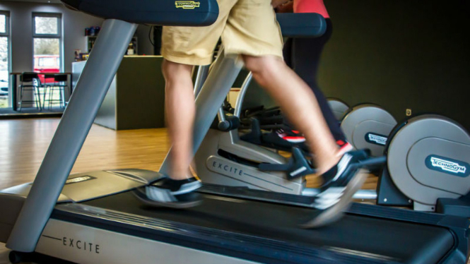 Ilustrasi olahraga treadmill