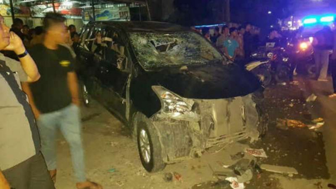 Mobil pelaku penculikan anak di Deli Serdang