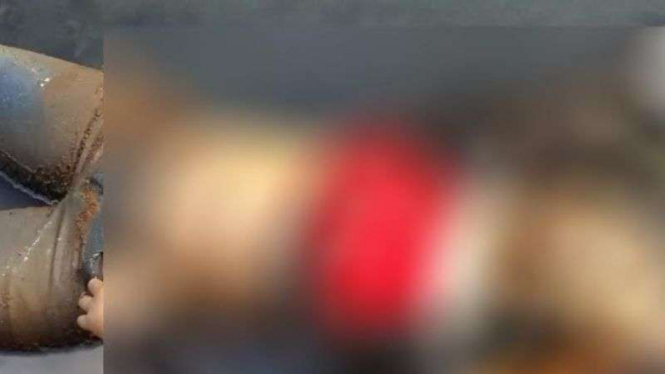 Mayat ditemukan di parit Mutiara Sanggraha, Pulo Gebang, Cakung