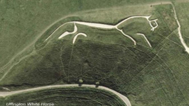 Uffington White Horse di Inggris.