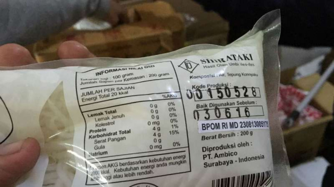 Ilustrasi label kedaluwarsa dalam kemasan makanan