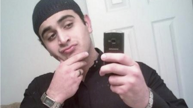 Omar Mateen, pelaku tunggal penembakan di klub malam Pulse di Orlando, Florida, AS.