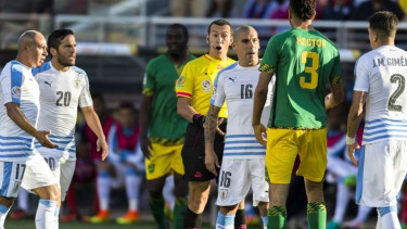 Duel Uruguay kontra Jamaika