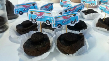 Kue lumpur Oreo