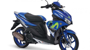 Yamaha Aerox 125LC livery Movistar Yamaha MotoGP.