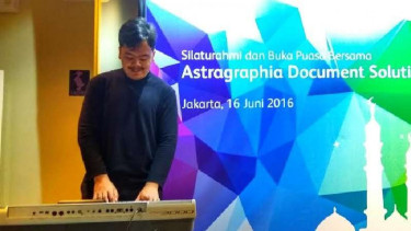 Salah satu anak YPAC punya bakat musik