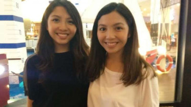 Gabby dan Ghea penggagas Bekantan Twins Project