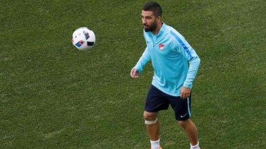Gelandang Barcelona dan timnas Turki, Arda Turan.