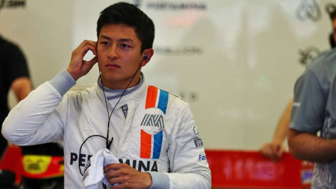 Pembalap muda Indonesia, Rio Haryanto.