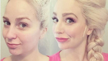 make-up ala Elsa