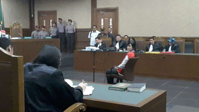 Suasana sidang Jessica Kumala Wongso di Pengadilan Negeri Jakarta Pusat, Selasa, 21 Juni 2016.