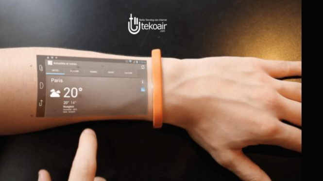 Cicret Bracelet, salah satu teknologi masa depan.