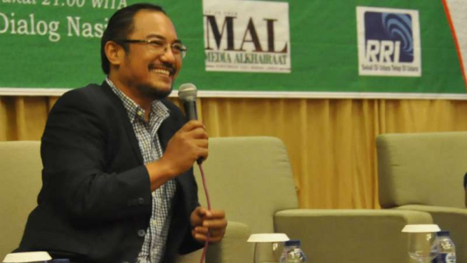 Nasir Abbas, mantan narapidana kasus terorisme sekaligus bekas Ketua Mantiqi III Jamaah Islamiyah, di Palu pada Kamis, 23 Juni 2016.