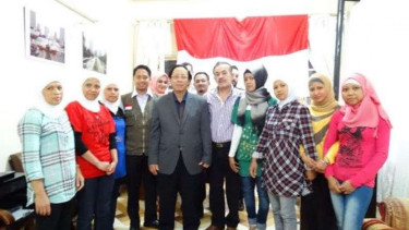 Dubes RI untuk  Suriah menjenguk WNI yang berada di Aleppo.