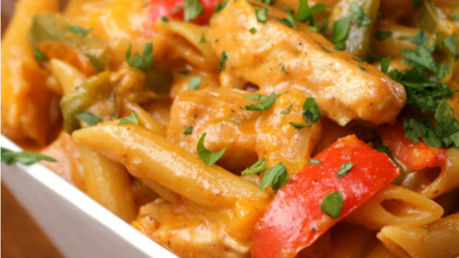 Pasta fajita ayam