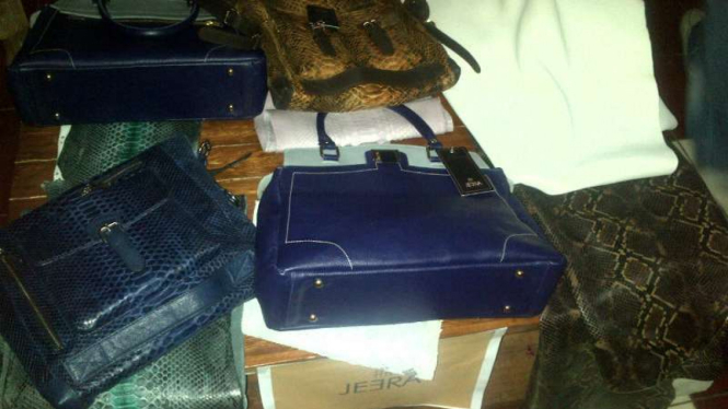 Tas karya tangan narapidana Lapas Cipinang