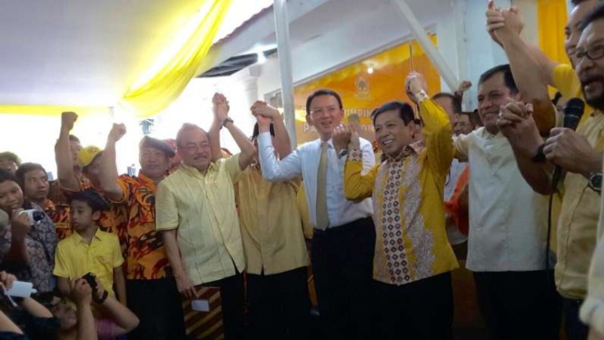 Partai Golkar dukung Basuki Tjahaja Purnama di Pilkada Jakarta 2017.