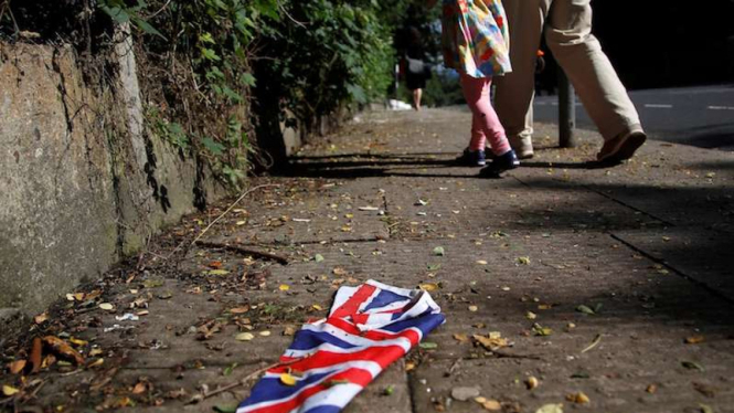 Bendera Inggris. 