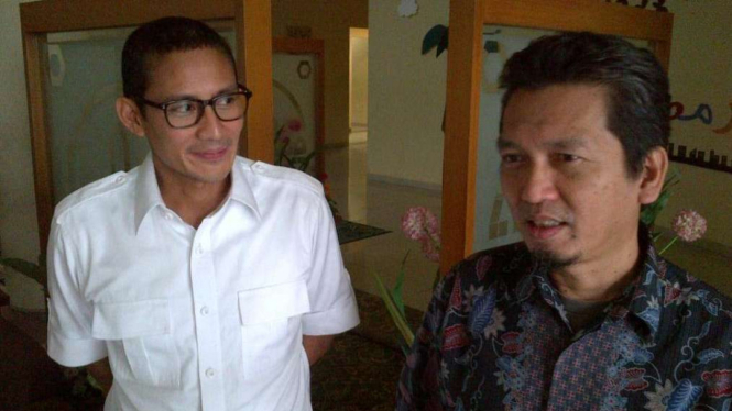 Almuzzammil Yusuf dan Sandiaga Uno