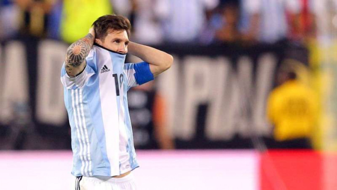Bintang timnas Argentina, Lionel Messi.