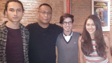 Rudy Soejarwo dan para pemain film pendek
