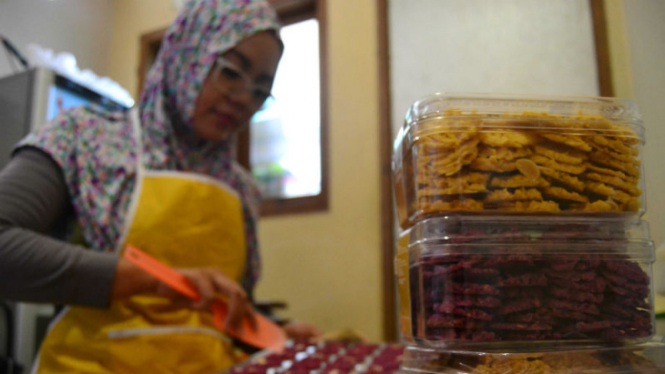 Kue kering herbal rendah gula dan bebas terigu Rabu 29 Juni 2016