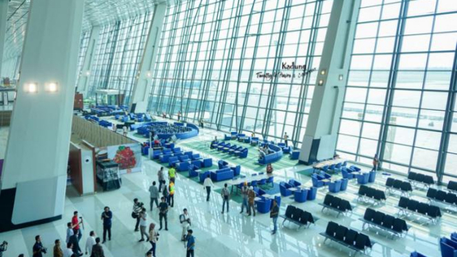 Salah satu ruang tunggu di Terminal 3 bandara Soekarno-Hatta.