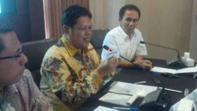 Presiden Direktur Bio Farma, Iskandar, dalam konferensi pers di kantornya di Kota Bandung, Jawa Barat, pada Kamis, 30 Juni 2016.
