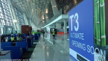 Ruang tunggu Terminal 3 Bandara Soetta