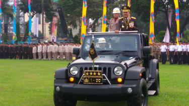 Kapolri Jenderal Badrodin Haiti pimpin HUT ke 70 Bhayangkara