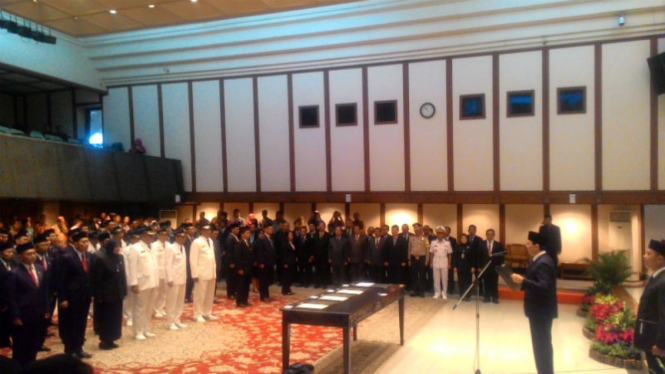 Gubernur DKI Jakarta, Basuki Tjahaja Purnama lantik anak buah