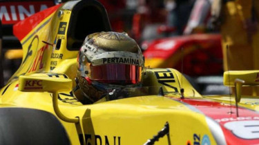 Pembalap GP2 asal Indonesia, Muhammad Sean Gelael