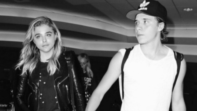 Chloe Grace Moretz dan Brooklyn Beckham.