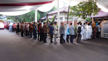 Halal bihalal di Pendopo Habibie & Ainun.