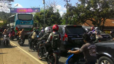 Kemacetan di jalur Limbangan 
