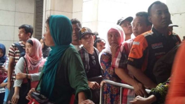 Kawasan Monas Penuh Sesak