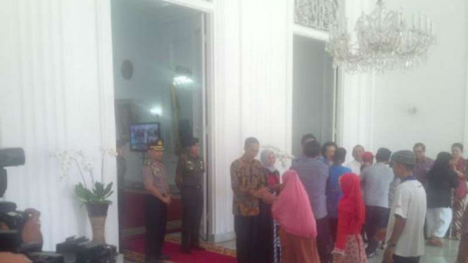 Acara open house Presiden Jokowi di Gedung Agung Yogyakarta