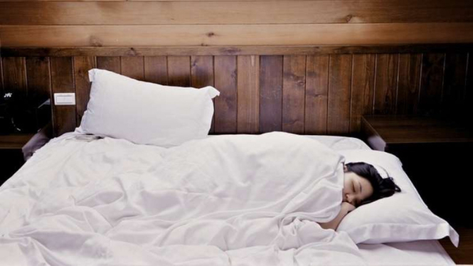 Ilustrasi tidur.