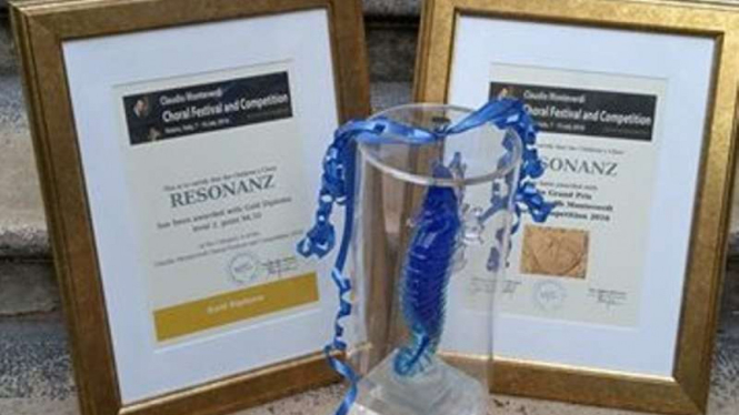 The Resonanz Children's Choir Raih Juara di Italia