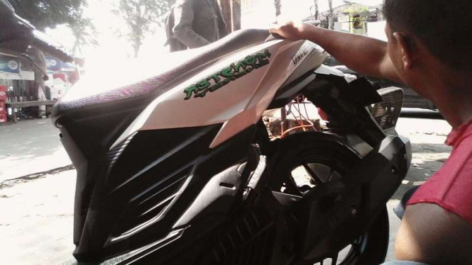 Ilustrasi motor matik.