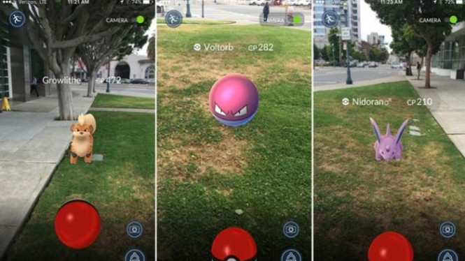 Game Pokemon Go.