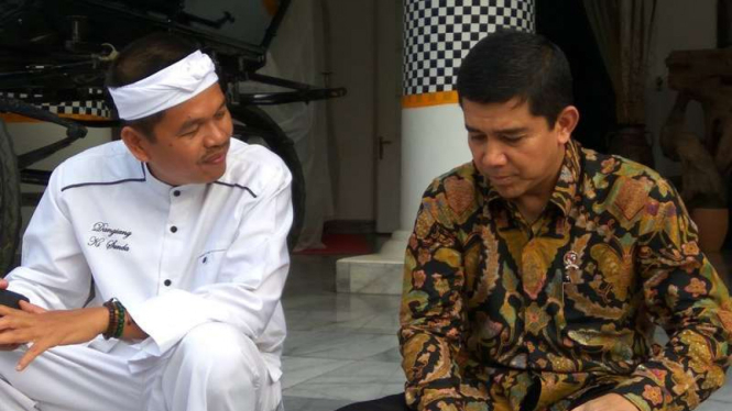 Bupati Purwakarta, Dedi Mulyadi dan Menteri PAN-RB, Yuddy Chrisnandi